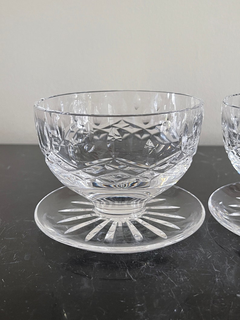 Waterford Crystal Footed Dessert Bowls Set of 2 Etsy