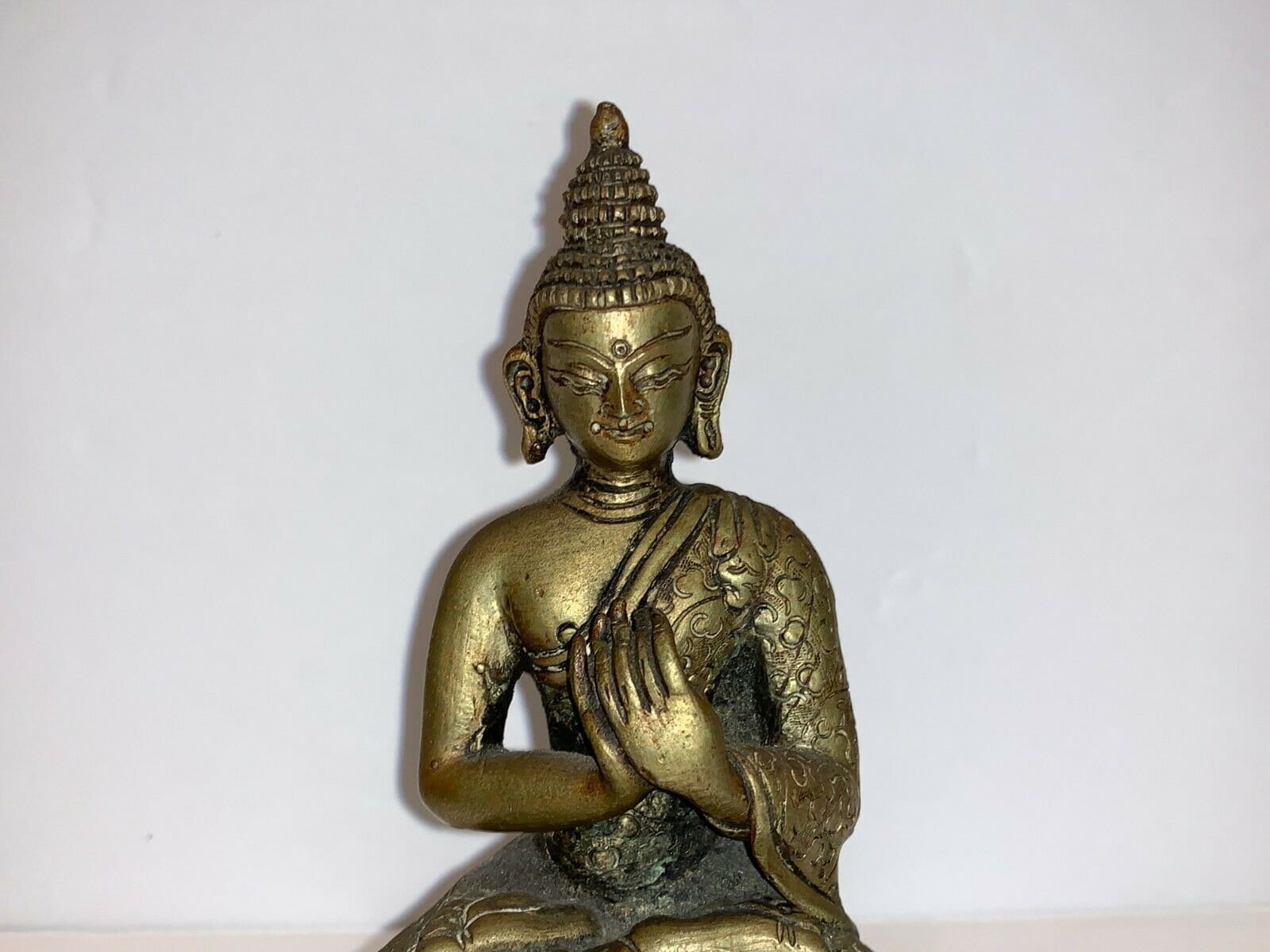 ヴィンテージ仏教タイ金属仏像彫刻 - Etsy 日本