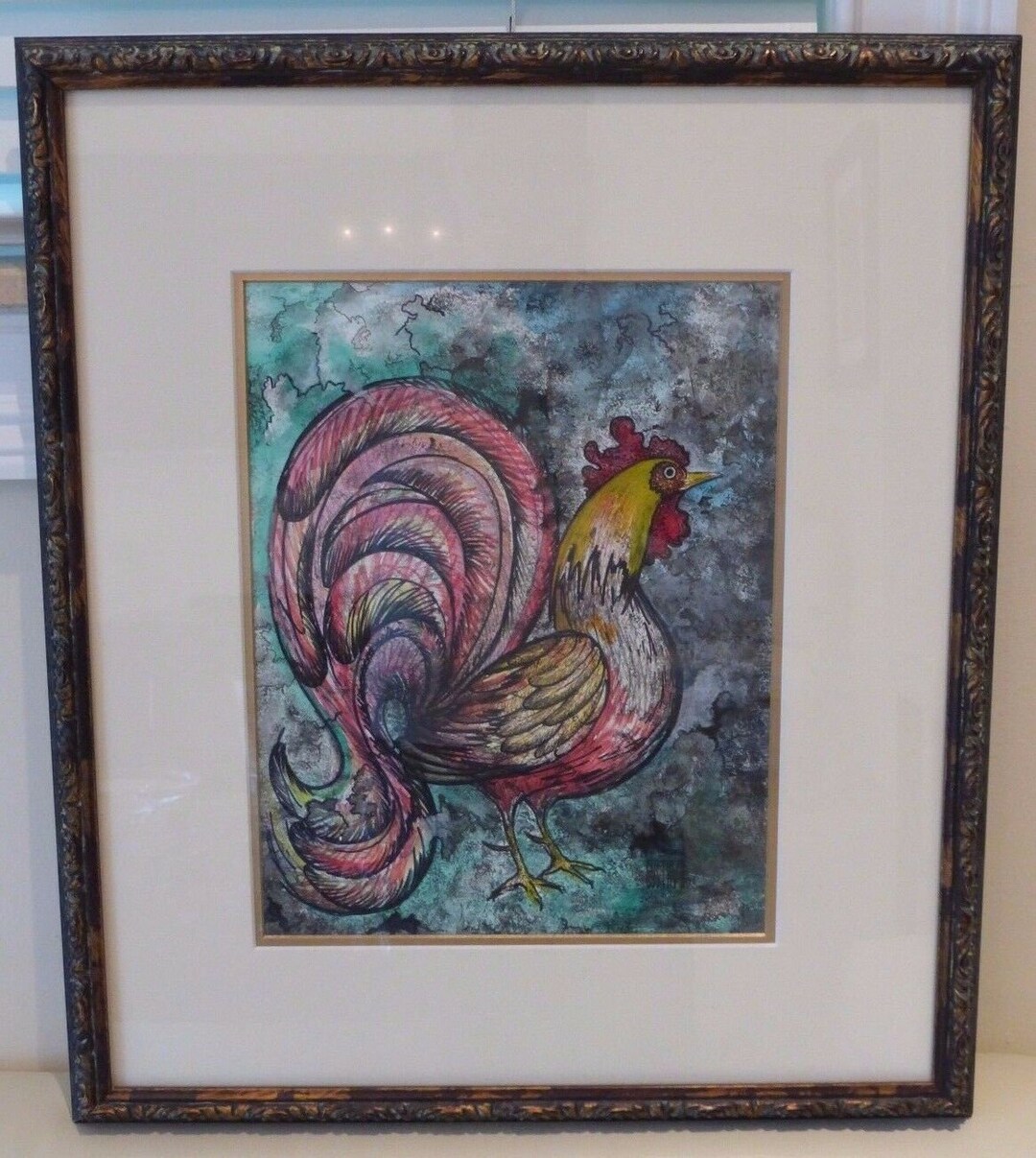 Original Watercolor Painting Signed by Artist and Nicely Framed - Etsy