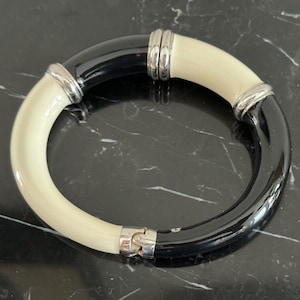 Fili Menegatti Italy 9.25 Sterling and Enamel Bracelet