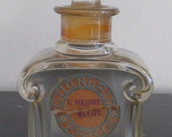 バカラ ヴィンテージ ゲラン ルール ブルー 空の香水瓶 - Etsy 日本