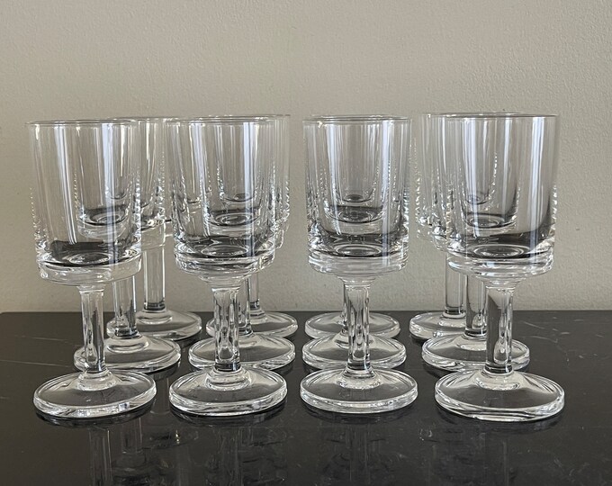 Dansk Design France IHQ Karin Pattern Cordial Glasses Set of 12 Etsy