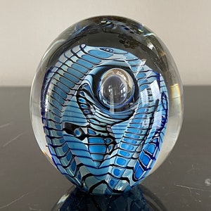 Vintage Robert Eickholt 1991 Reptile Series Signed Paperweight