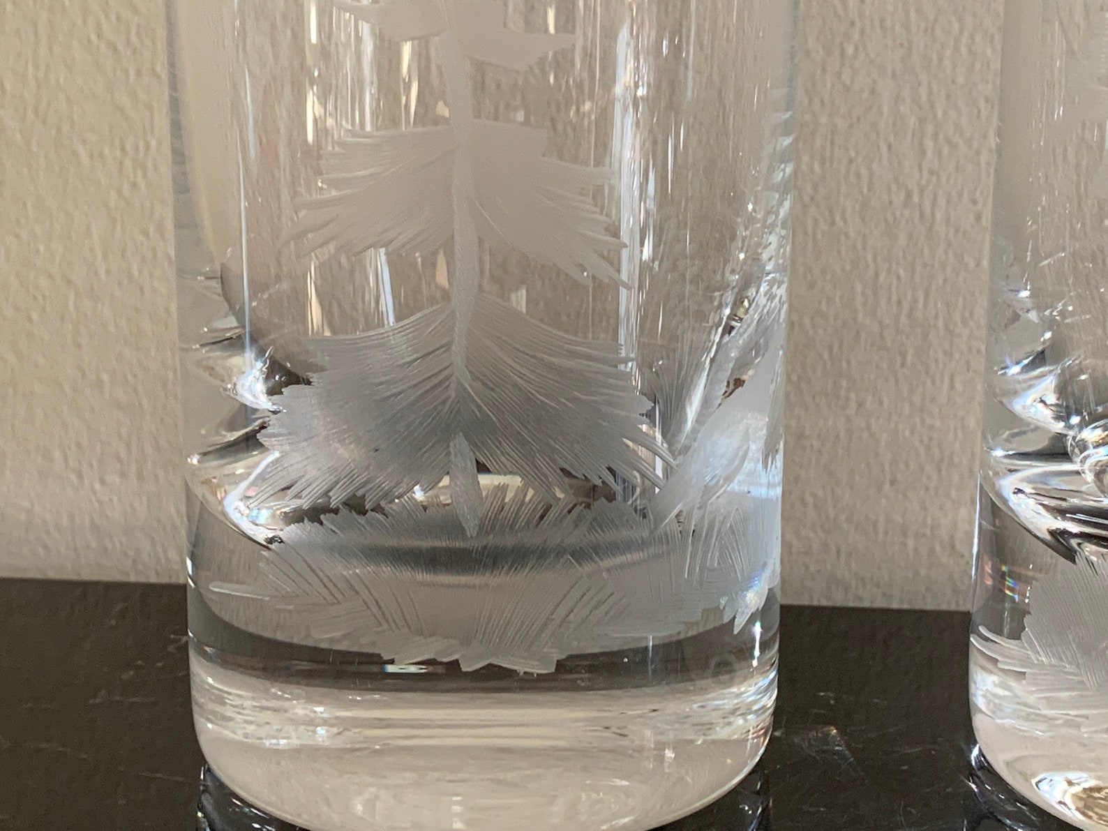 Moser Crystal Birds of the Wild Engraved Large Whiskey Glasses Etsy