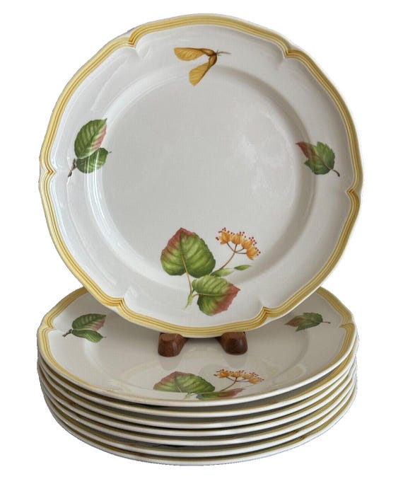 Villeroy & Boch Country Collection Parkland Pattern Set of 8