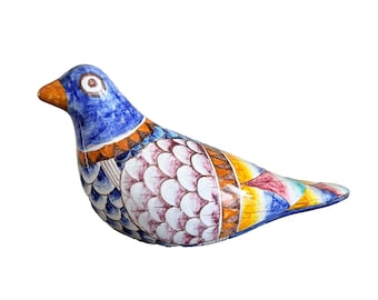 ロマーノ・イノチェンティ 手描きイタリア陶器アヒルの置物 - Etsy 日本