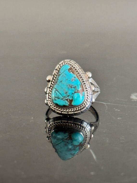 Important!! Vintage Native American Navajo Gary Reeves Bisbee Turquoise Sterling Silver Necklace Important!! Vintage Native American Navajo Gary Reeves Bisbee Turquoise Sterling Silver Necklace