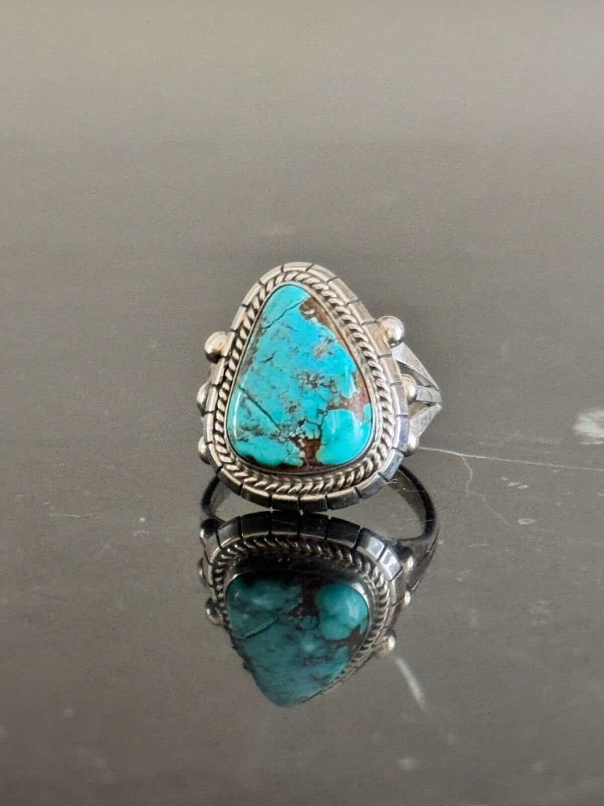Striking Vintage Navajo Raised Sterling Silver Bracelet Old- Jimmie King Jr! Striking Vintage Navajo Raised Sterling Silver Bracelet Old- Jimmie King Jr!