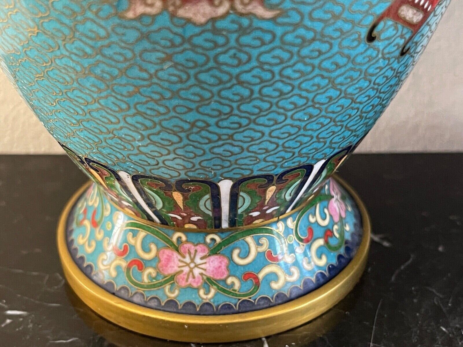 中国の七宝焼花瓶ペア 見事なヴィンテージ中国七宝焼き花瓶のペア - Etsy 日本