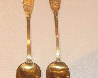 Antique Austro-Hungarian Empire Silver Spoons Bearing the Diana's Head Mark