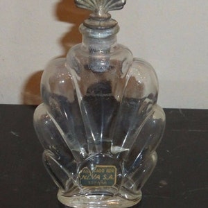 Extremely Rare Vintage Ibsa "Gemazul" Barcelona, Spain Perfume Bottle