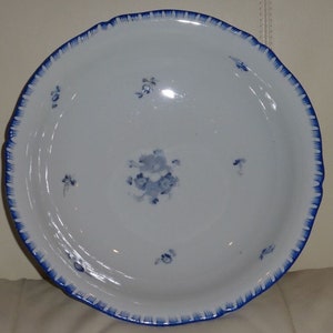 Antique Bohemia Pottery Serving Bowl 10 3/4" Wide