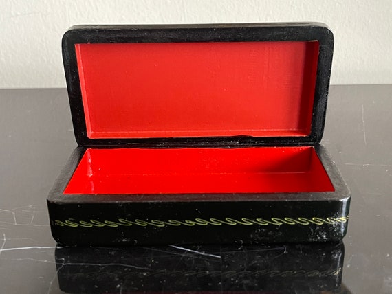 Russian Signed Rectangular Lacquer Box - image 3