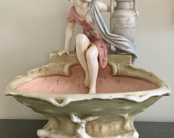 Antique Royal Dux Bohemia Austria Alois Hampel Art Nouveau Figurine