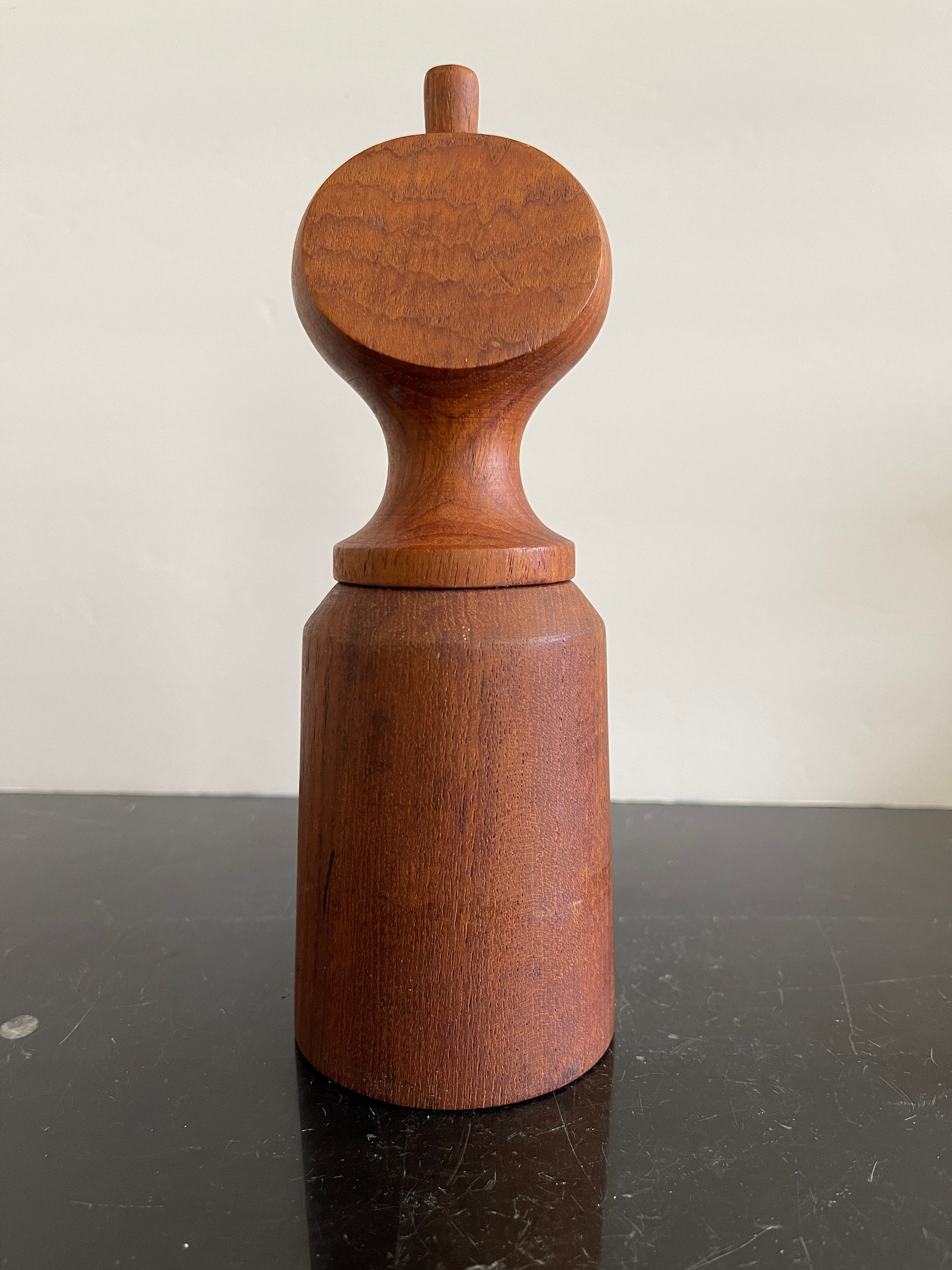 Vintage Denmark Jens H. Quistgaard Teak Wood Salt Shaker and