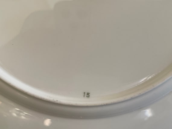 Aynsley England Bone China Signed by J. A. Bailey Cabbage Rose