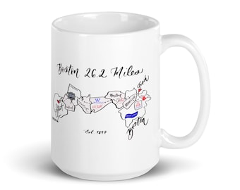 8 dollar coffee mug 8 oz. Tritan, White, Coffee Mug with Handle, (10 oz. rim-full), 3