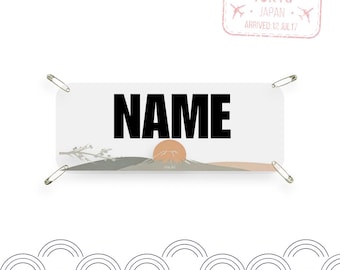 Tokyo Marathon Name Bib Kit: DIY Race Day Yell Tag