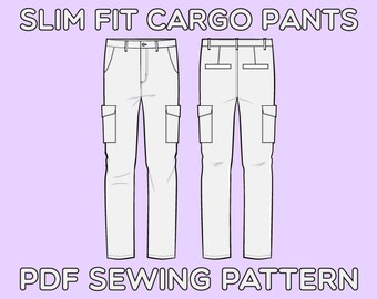 mens skinny pants pattern
