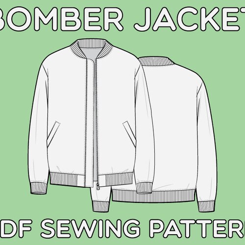 Coach Jacket PDF Sewing Pattern Sizes XS / S / M / L / XL - Etsy UK