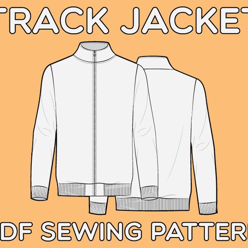 Coach Jacket PDF Sewing Pattern Sizes XS / S / M / L / XL - Etsy UK