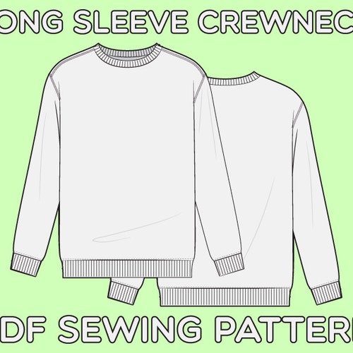 Hoodie PDF Sewing Pattern Sizes XS / S / M / L / XL - Etsy