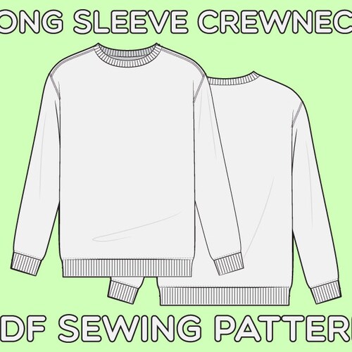 Hoodie PDF Sewing Pattern Sizes XS / S / M / L / XL - Etsy