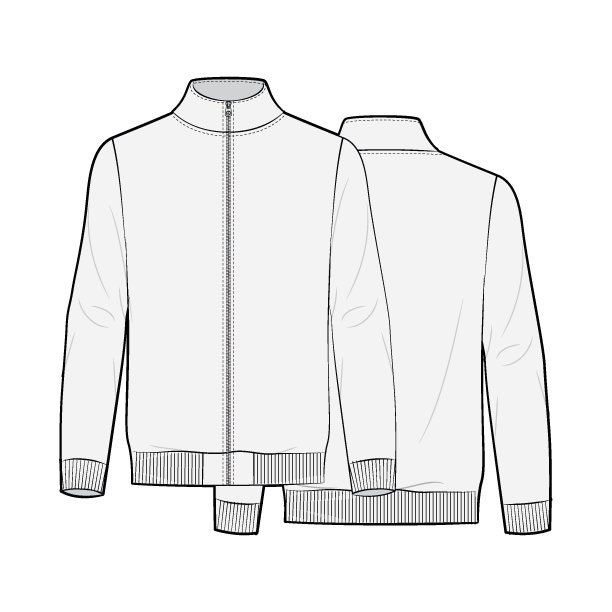 Track Jacket PDF Sewing Pattern Sizes XS / S / M / L / XL - Etsy