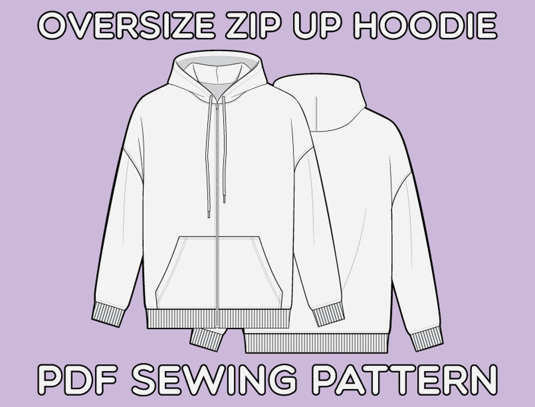 Zip up oversized hoodie clearance