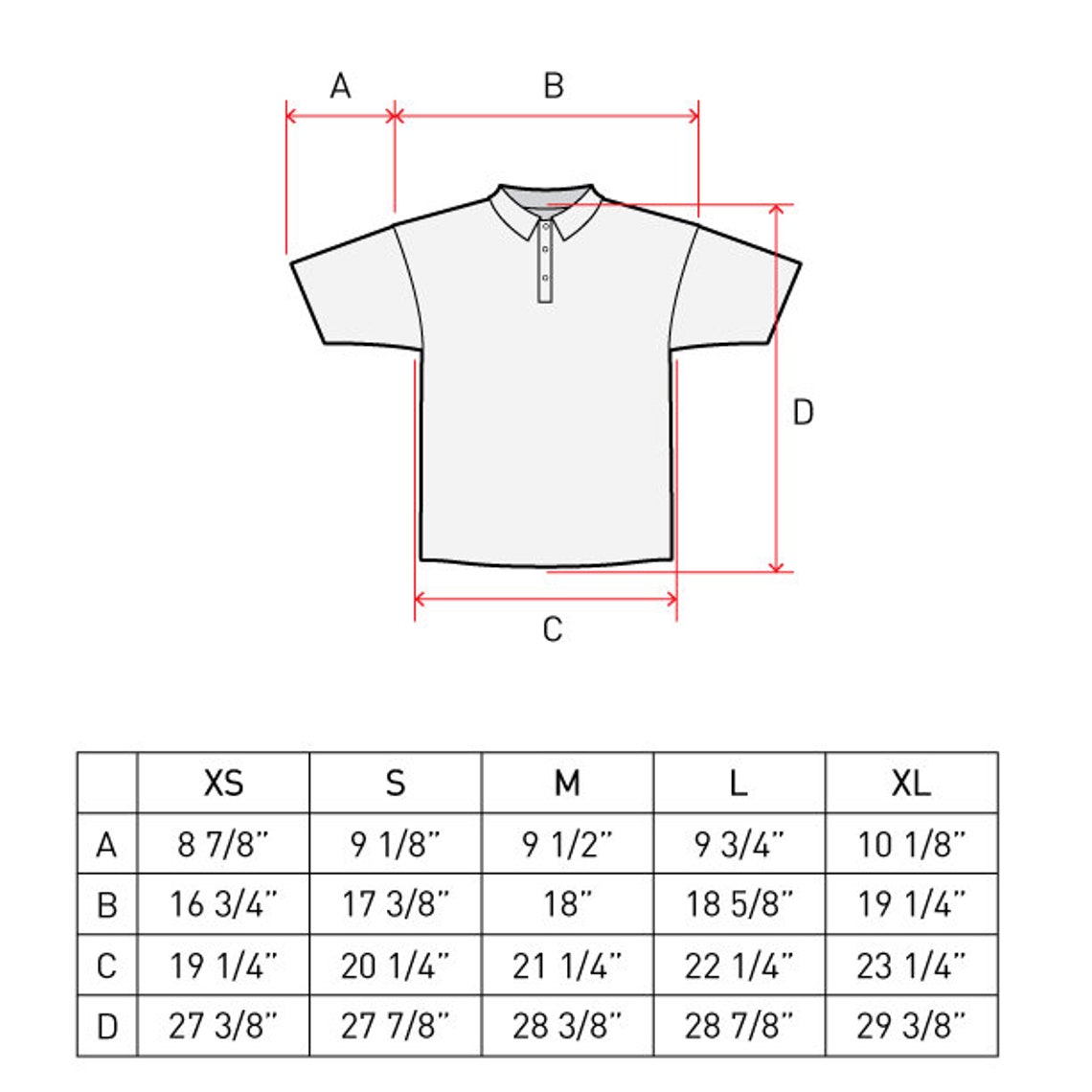Polo Tee Shirt PDF Sewing Pattern Sizes XS / S / M / L / XL | Etsy