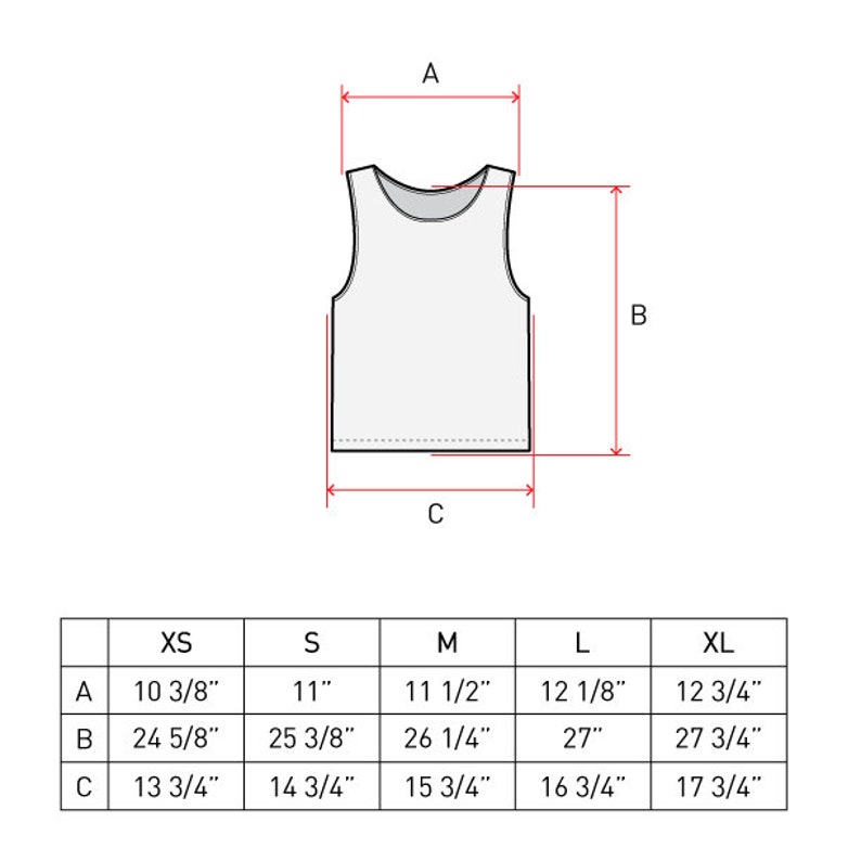 Slim Fit Tank Top PDF Sewing Pattern Sizes XS / S / M / L / XL image 4