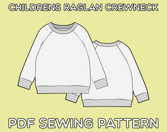 Children's Hoodie PDF Sewing Pattern Sizes 0-3M / 3-6M / | Etsy