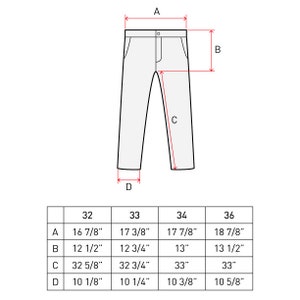 Baggy 5 Pocket Jeans PDF Sewing Pattern Sizes 28 / 29 / 30 / 31 / 32 / 33 / 34 / 36 image 5