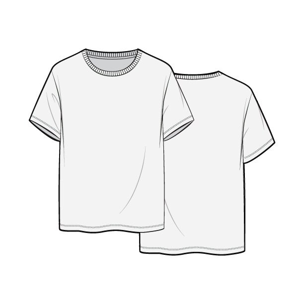 Tee Shirt PDF Sewing Pattern Sizes XS / S / M / L / XL - Etsy