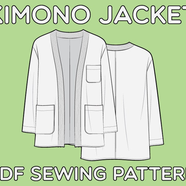 Kimono Pattern - Etsy