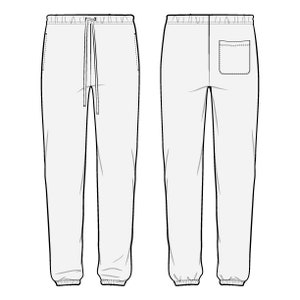 Slim Fit Sweatpants PDF Sewing Pattern Sizes XS / S / M / L / XL - Etsy