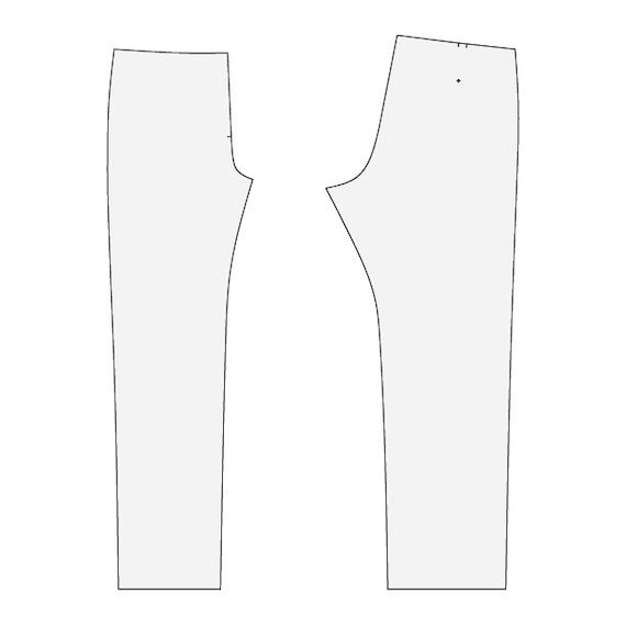 Mens Pant Block PDF Pattern Sizes 28 / 29 / 30 / 31 / 32 / 33 / 34 / 36 -   Canada