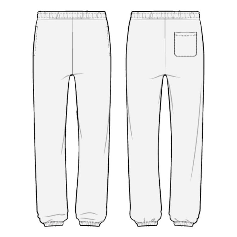 Baggy Cut Lounge Pants PDF Sewing Pattern Sizes XS / S / M / L Etsy