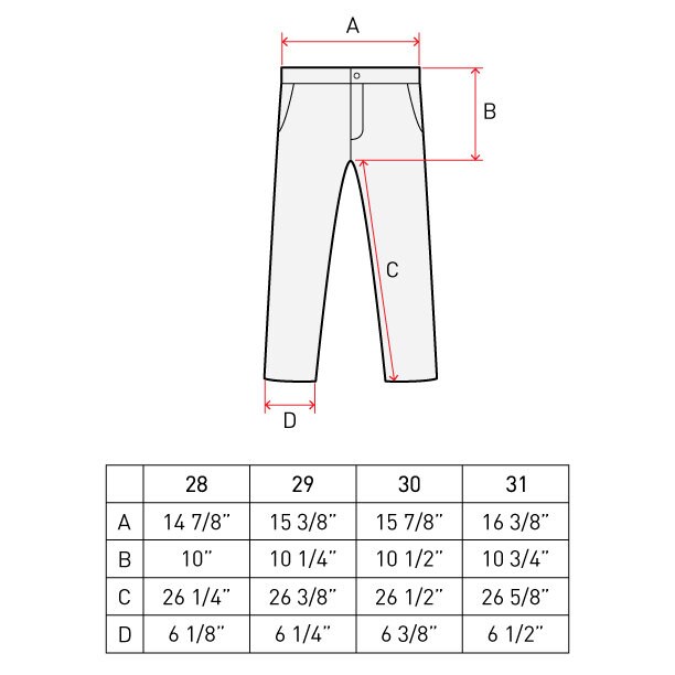 Cropped 5 Pocket Jeans PDF Sewing Pattern Sizes 28 / 29 / 30 / | Etsy