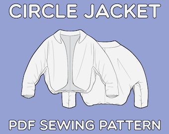 Overshirt Jacket PDF Sewing Pattern Sizes XS / S / M / L / XL | Etsy