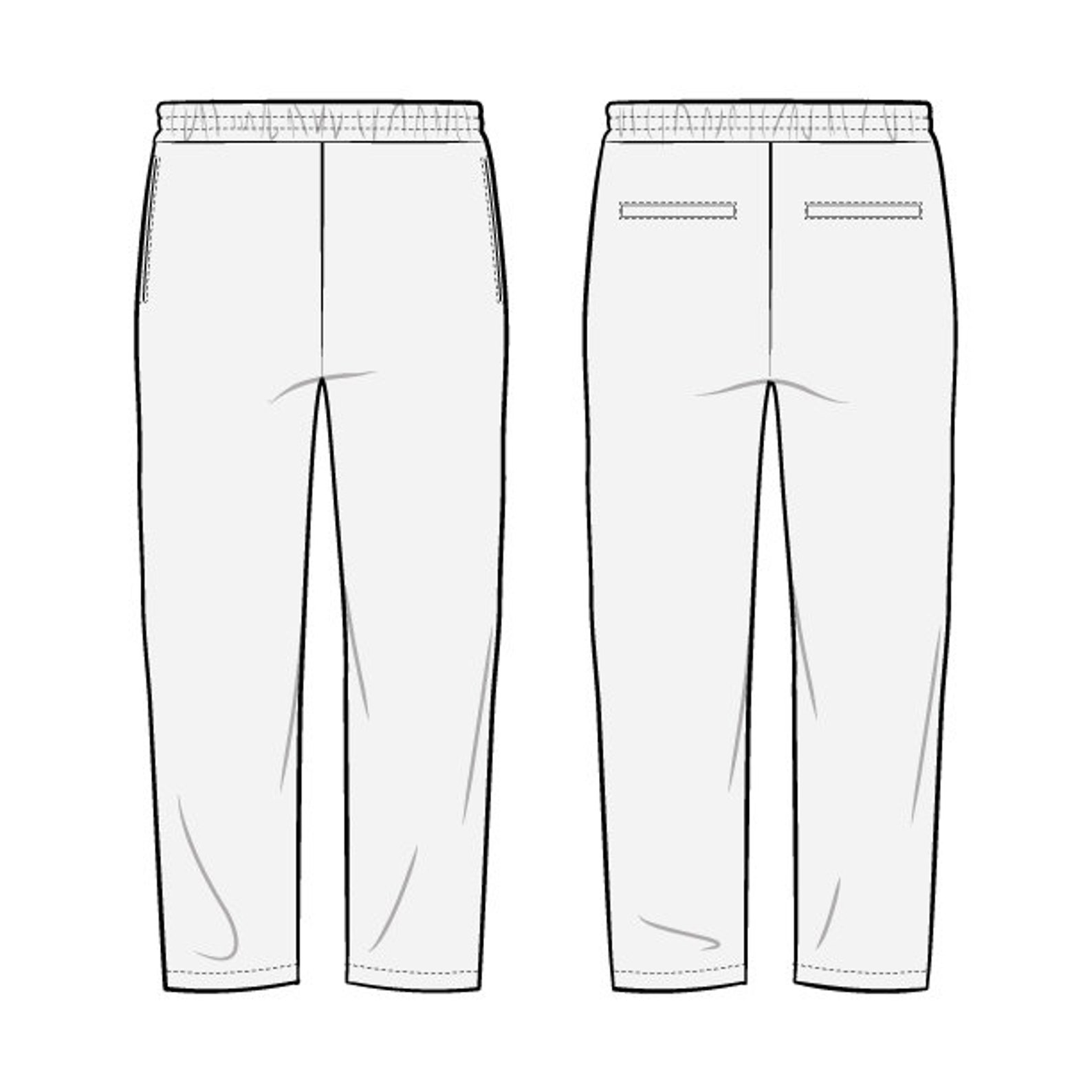 Cropped Trousers PDF Sewing Pattern Sizes XS / S / M / L / XL - Etsy