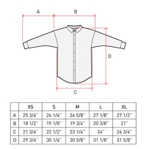 Button Up Shirt PDF Sewing Pattern Sizes XS / S / M / L / XL image 4