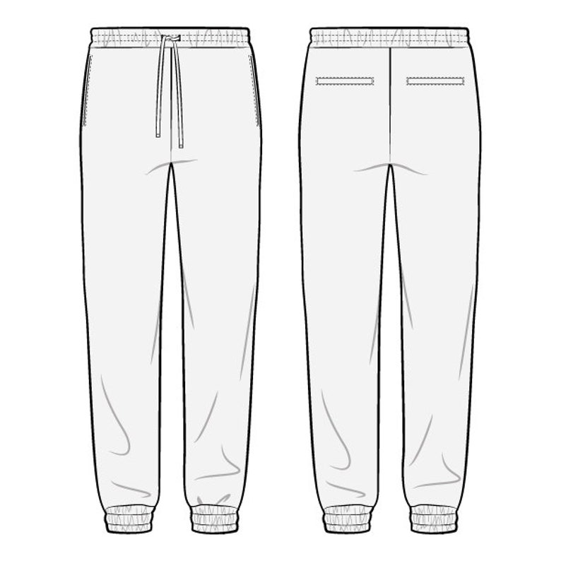 Slim Fit Joggers PDF Sewing Pattern Sizes XS / S / M / L / XL - Etsy