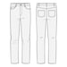 Slim Fit 5 Pocket Jeans PDF Sewing Pattern Sizes 28 / 29 / 30 / 31 / 32 ...
