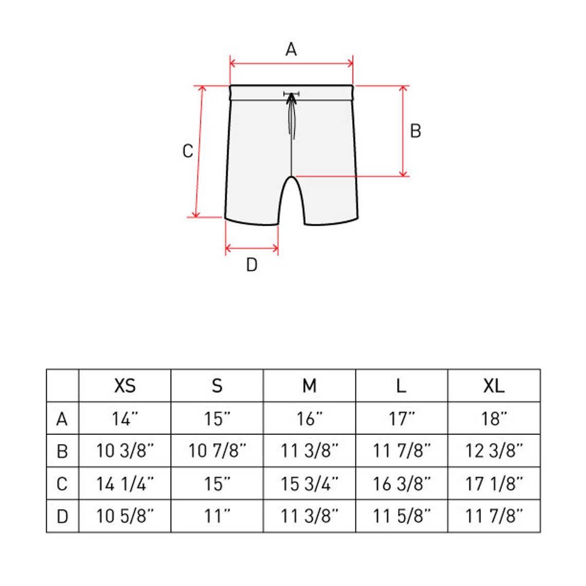Swim Trunks PDF Sewing Pattern Sizes XS / S / M / L / XL - Etsy