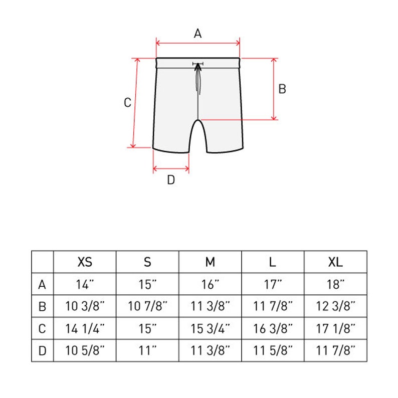 Swim Trunks PDF Sewing Pattern Sizes XS / S / M / L / XL - Etsy UK