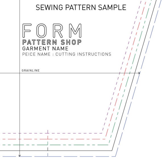 Baggy Shorts PDF Sewing Pattern Sizes XS S M L XL