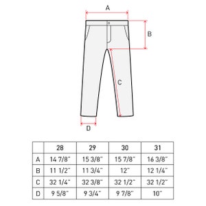 Baggy 5 Pocket Jeans PDF Sewing Pattern Sizes 28 / 29 / 30 / 31 / 32 / 33 / 34 / 36 image 4