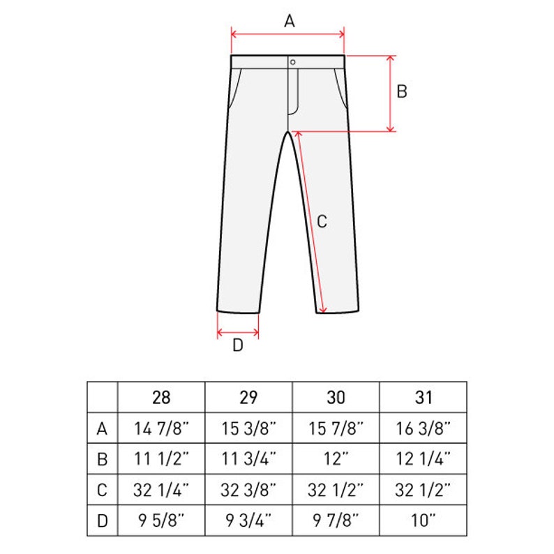 Baggy 5 Pocket Jeans PDF Sewing Pattern Sizes 28 / 29 / 30 / 31 / 32 / 33 / 34 / 36 image 4