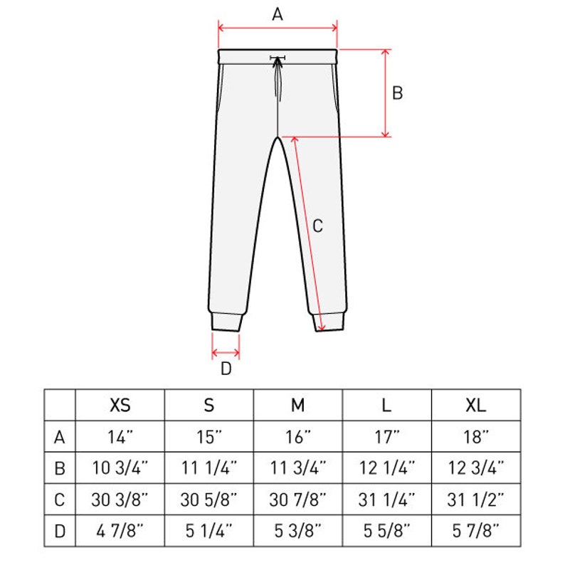 Slim Fit Joggers PDF Sewing Pattern Sizes XS / S / M / L / XL Etsy
